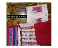 J. Junaid Jamshed 3 Piece Unstitched Lawn Suit