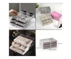 Acrylic Velvet Jewelry Box