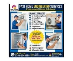 AC Repair, Installation & Gas Refilling Services