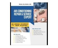 Expert AC Repair, Gas Leakage & Installation Services