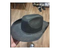 Black Grey Cowboy Hat