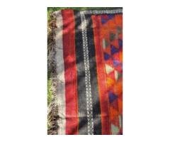Antique Handmade Afghani Rug 12x10 for Sale
