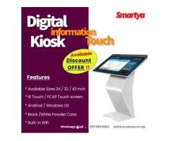 Digital Kiosk Floor Standee & Interactive Panel