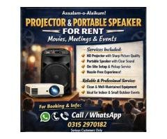 HD Projector & Speaker Rental