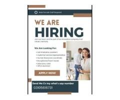 Urgent: Female Accounts & Admin Job I