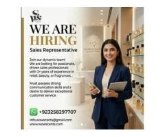 Part-Time Sales Girl Job