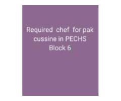 Urgent Pakistani Cuisine Chef Job