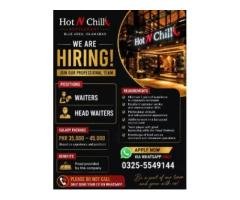 Urgent Waiter & Head Waiter Jobs