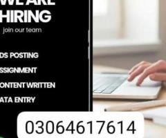 Online Home Jobs (Part-Time/Full-Time)