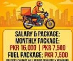 Delivery Rider Needed – Peshawar