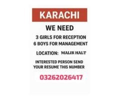 Hiring Male & Female Staff – Full-Time & Part-Time