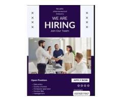 Pharma Jobs – Data Entry, Management & Packing