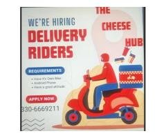 Delivery Rider Required