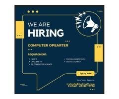 Office Job – Saddar Road, Peshawar  OPENING: