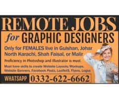 Remote Graphic Designer (Female)