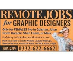 Remote Graphic Designer Jobs (Female)
