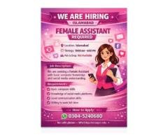 Female Assistant Required – Gulberg Expressway
