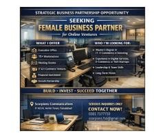 Female Business Partner Opportunity