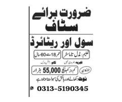 Management & Support Staff Needed