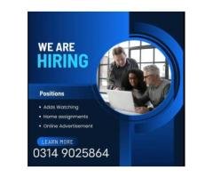 Online Part Time Jobs in Green Residencia Daska