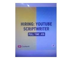 YouTube Content Writer (English)
