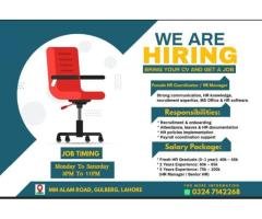 Female HR Coordinator & HR Manager Jobs in Lahore