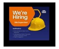 Site Supervisor – Finishing Work