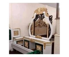 Wooden Bed Set with Dressing & Side Tables