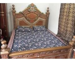 Used Wooden King Bed – Neat & Clean