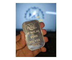 KBE 999 Pure Silver Biscuit 10 Tola Original