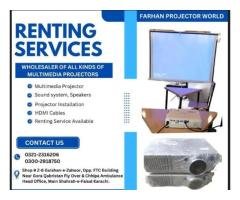 Multimedia Projector & Speaker Rental in