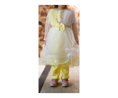 Soft Net Frock for Girls (5–6 Years)