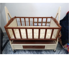 Baby Swing Cot | Wooden Baby Bed