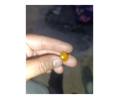 Natural Pukhraj Stone Ring