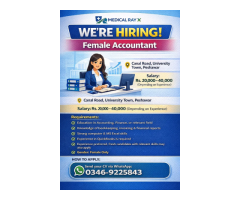 Female Accountant Required