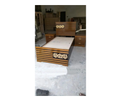 Solid Wooden Single Bed