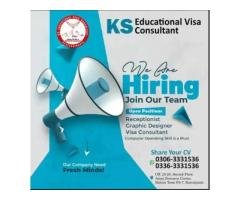 CSR, Front Desk Officer & Graphic Designer Jobs