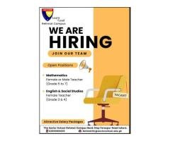 Teachers Hiring at The Savior School Rehmat Campus