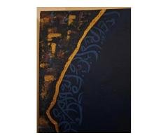 Painted Abstract Calligraphy Artwork