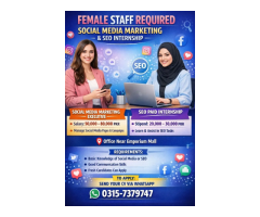 Female Staff Required – Social Media & SEO Jobs