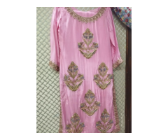 Elegant Pink Wedding Dress