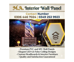 PVC Wall Panels, Flooring, Ceilings & Wallpapers