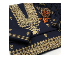 Elegant 3PC Unstitched Lawn Suit