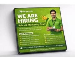 Sales & Marketing Staff Wanted – Shopeedo Eats