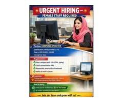 Female Customer Representative Job