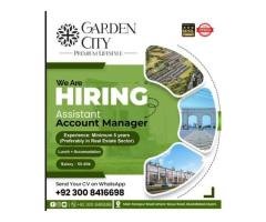 Assistant Account Manager – Real Estate Sector Job