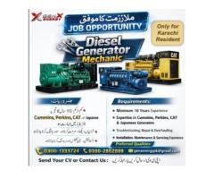 Hiring Diesel Generator Mechanic