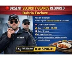 Urgent Security Guard Hiring