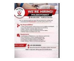 Phlebotomist Jobs (Male & Female)