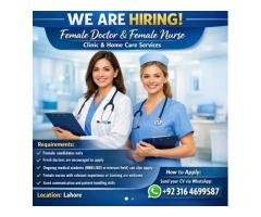 Title: Female Doctor & Nurse Required